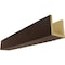 Ekena Millwork 3-Sided (U-beam) Rough Sawn Endurathane Faux Wood Ceiling Beam, Premium Hickory, 8"W x 8"H  x 20'L BMRS3C0080X080X240ZH - alternate 1
